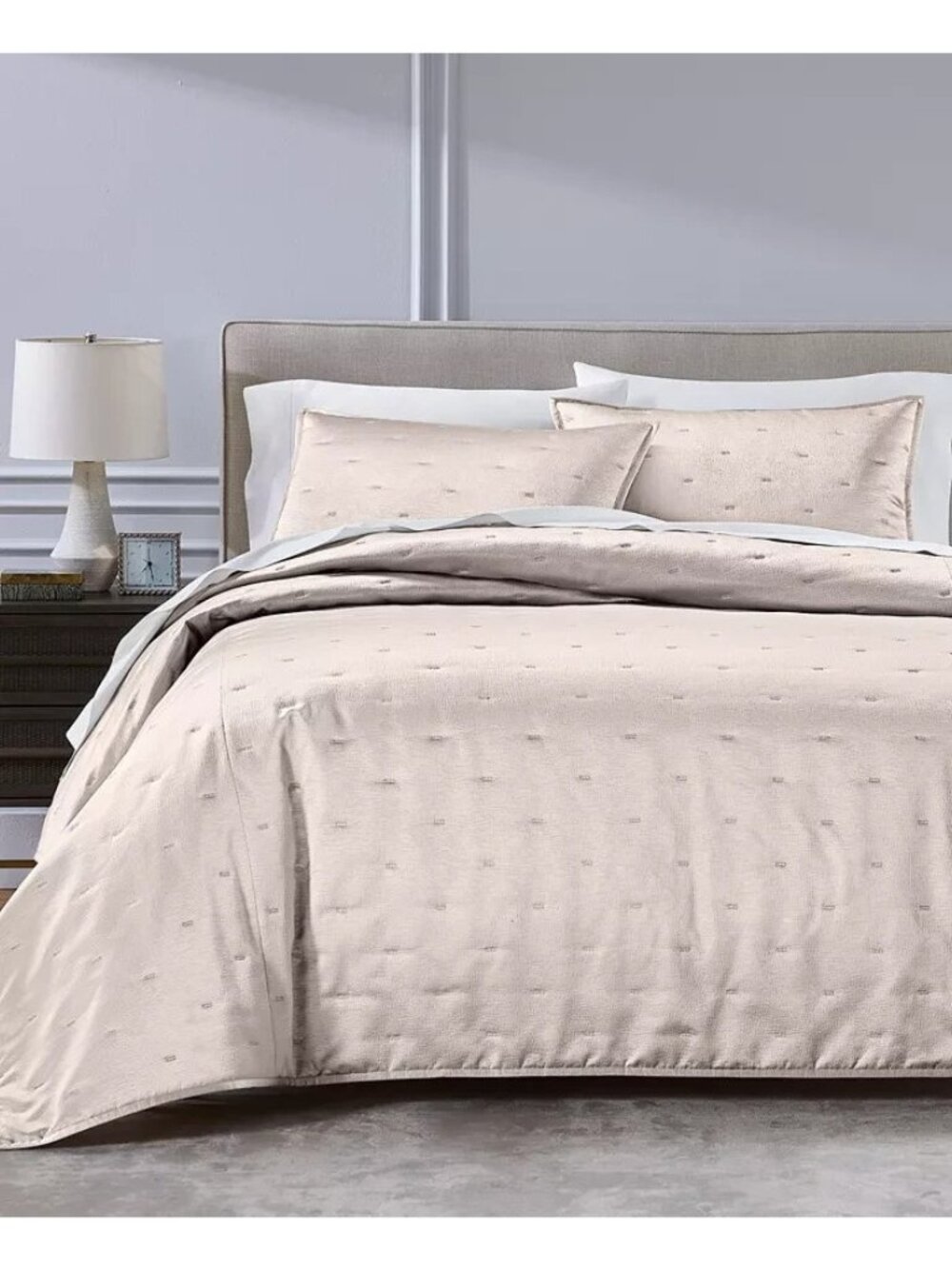 Hotel Collection Glint 3-Pc Coverlet Set King $500 MSRP